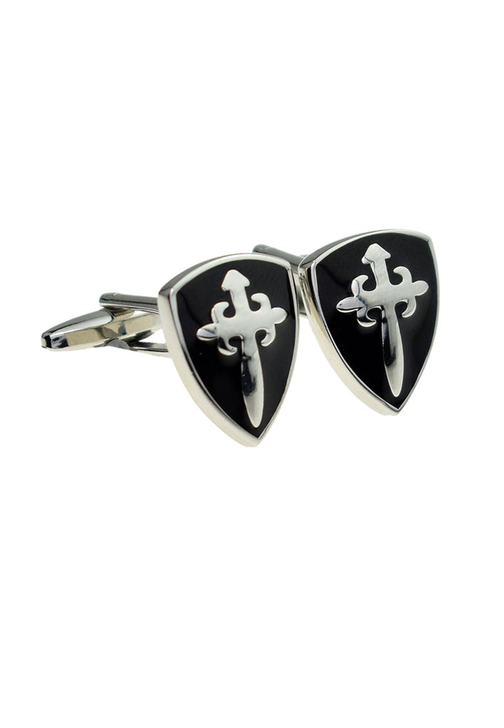 Medieval Shield Battle War Knights Cufflinks