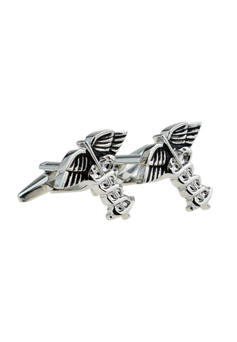 Medical Symbol Doctors Nurses Surgeons Caduceus Cufflinks