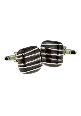 Sekeping Iced Chocolate Cufflinks