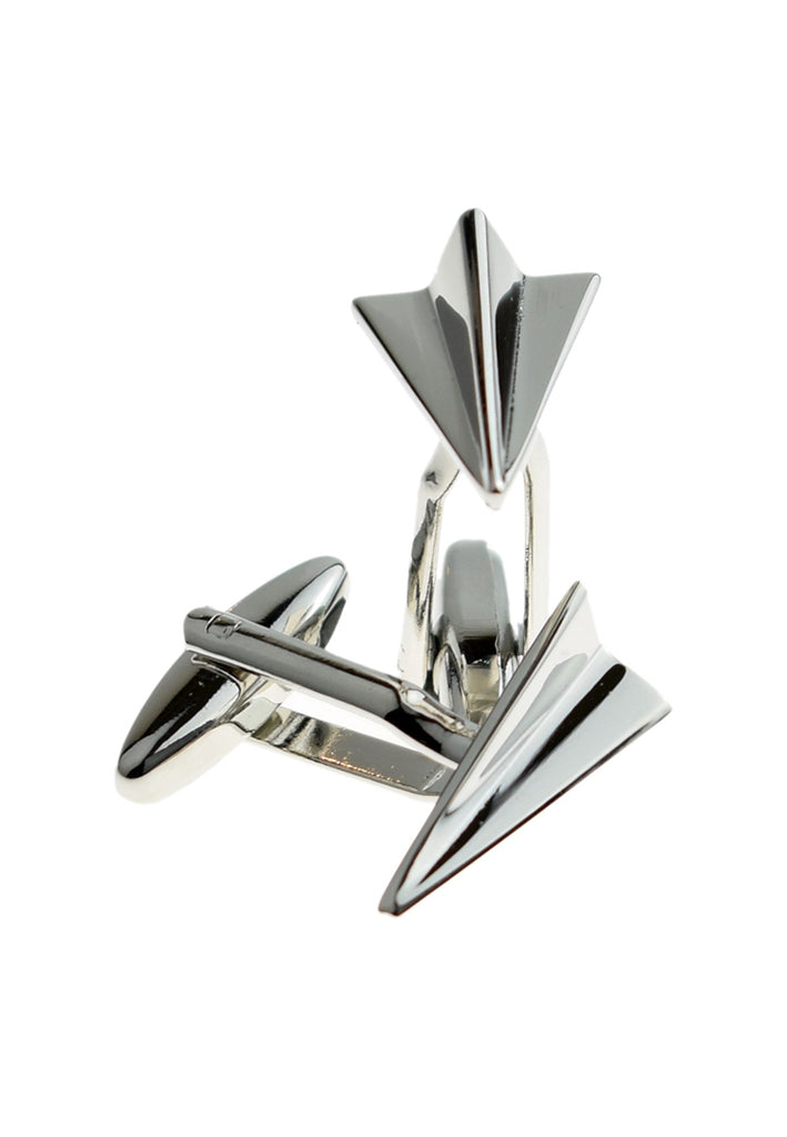 Folded Paper Plane Aeroplane Cufflinks