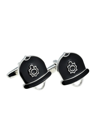 Policemans Helmet Cufflinks
