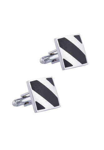 Classic Square Stripes Cufflinks