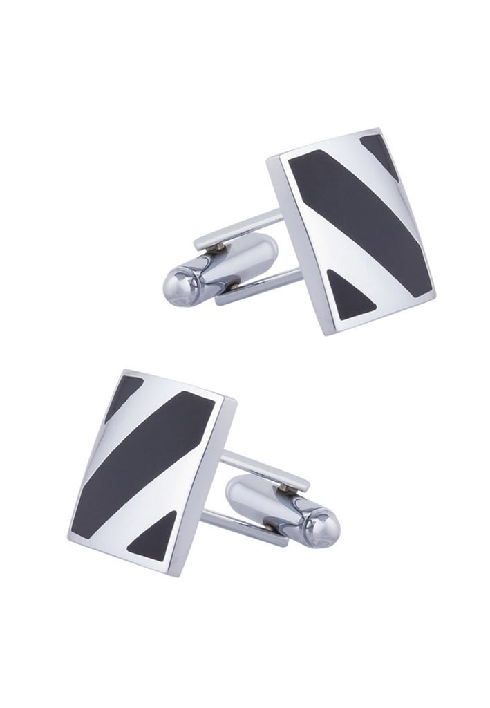 Classic Square Stripes Cufflinks