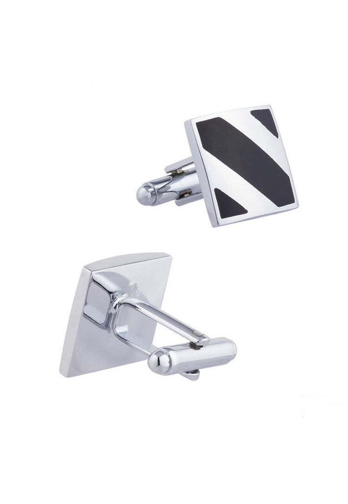 Classic Square Stripes Cufflinks