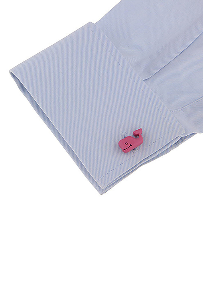 Pink Whale Cufflinks