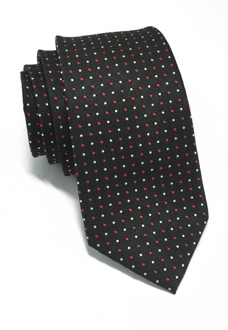Atom 系列黑色涤纶领带