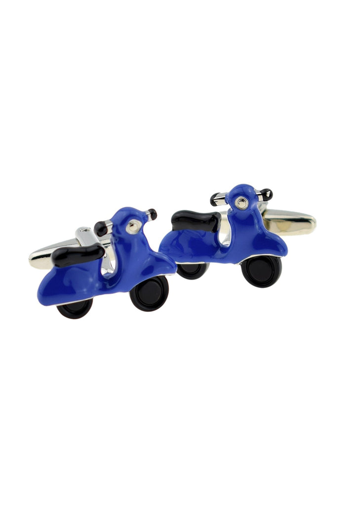 Dark Blue Scooter Cufflinks