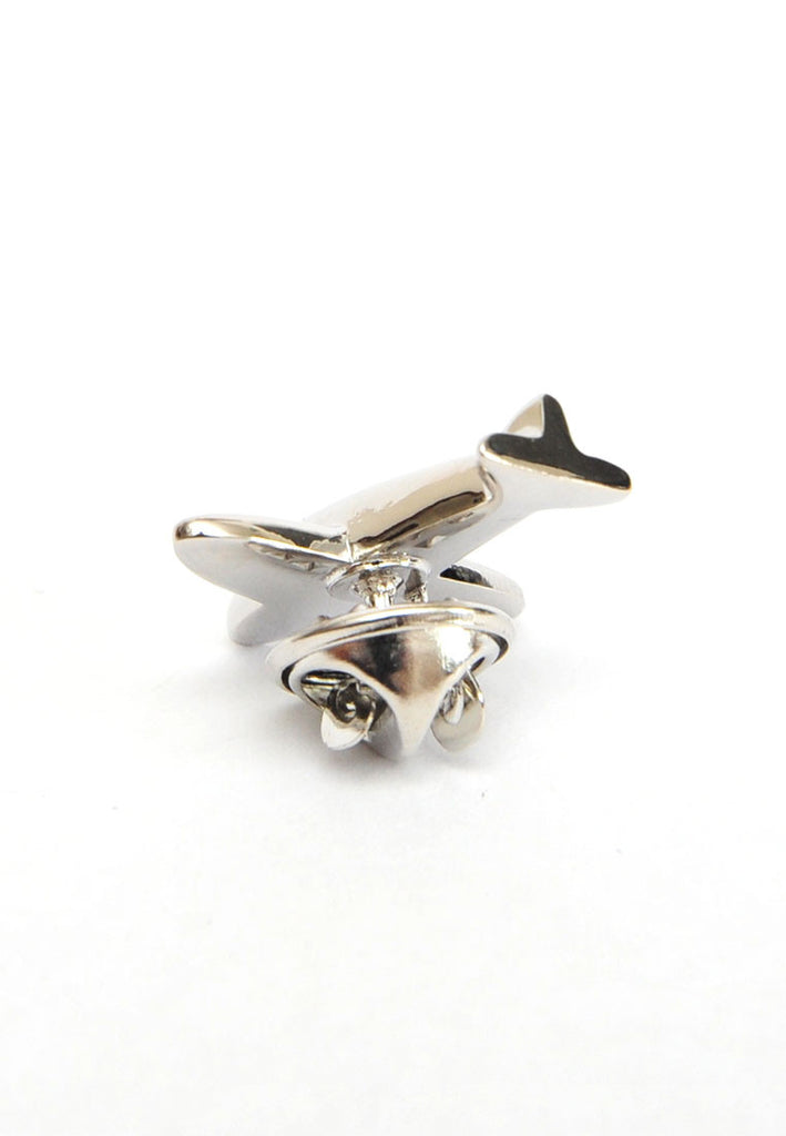 Modern Plane shaped Lapel Pin badge