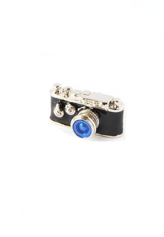 Retro Camera Blue Lens, Photographers Lapel Pin Badge