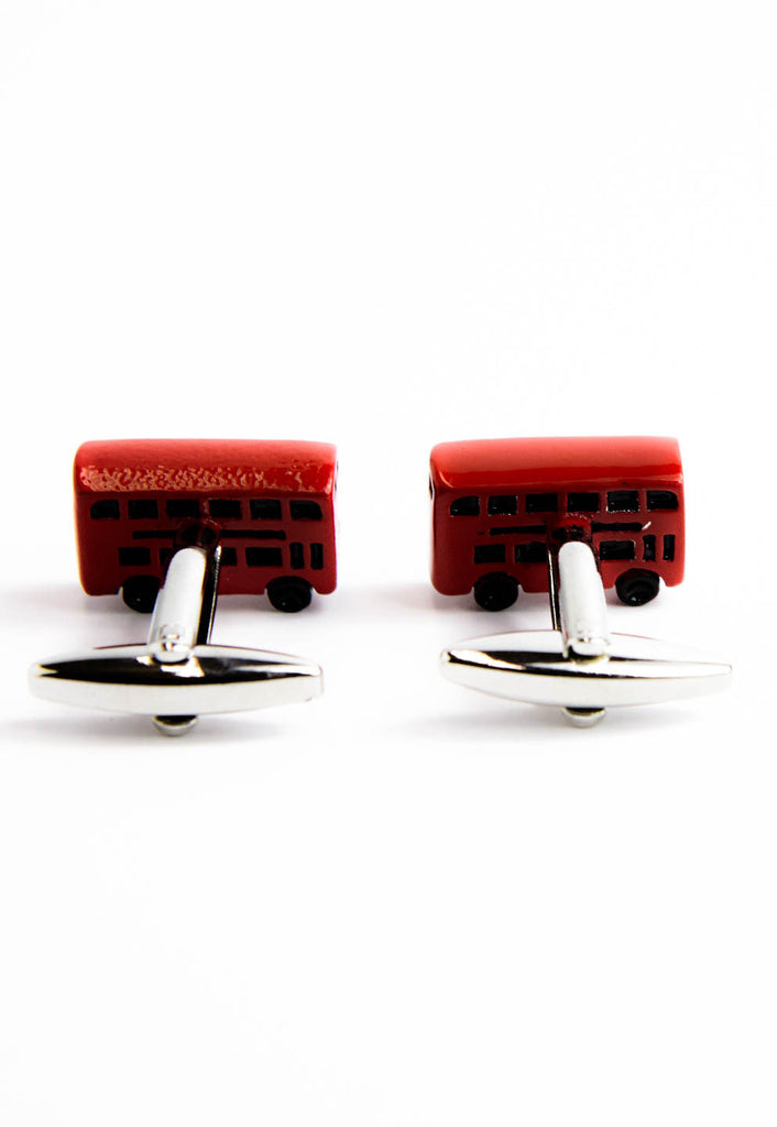 Union Jack London Red Bus Cufflinks
