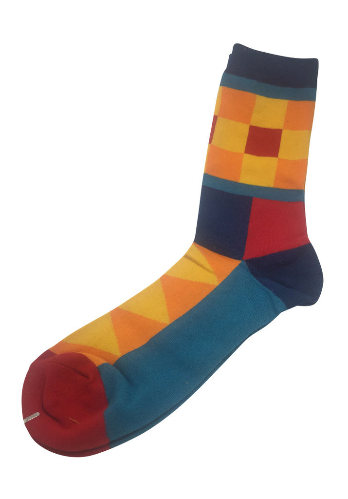 Splashy Series Colourful Shapes Prints Socks