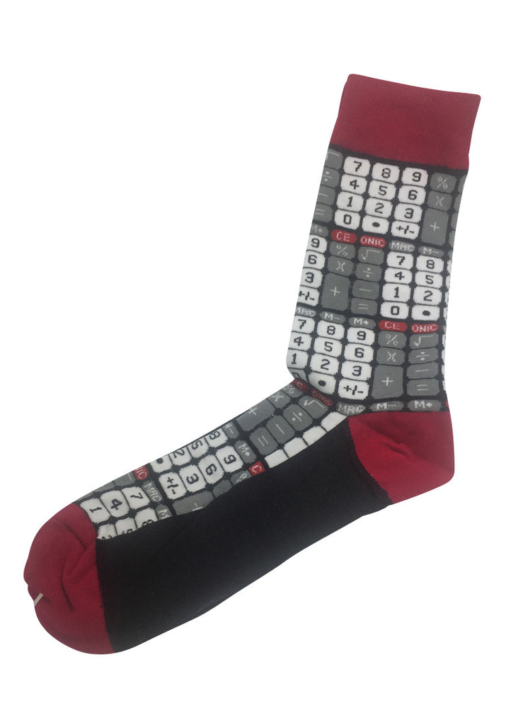 Splashy Series Calculator Design Socks