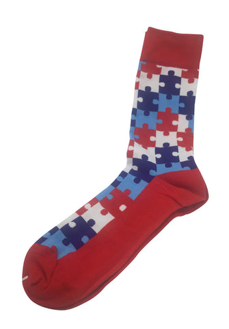 Splashy Series Jigsaw Puzzle Design Socks