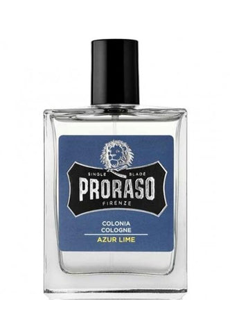 Proraso Single Blade Eau De Cologne, Azur Lime, 3.4 fl. oz (100ml)