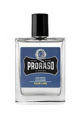 Proraso 单刀片古龙水，蔚蓝青柠色，3.4 液量盎司盎司（100 毫升）