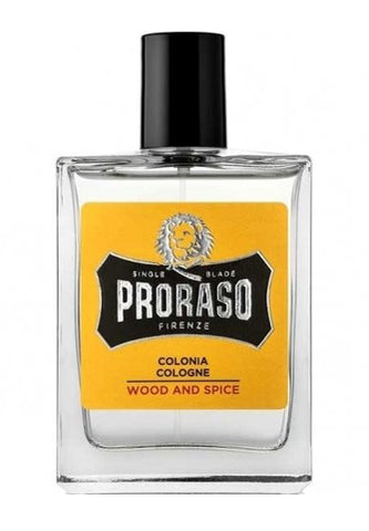 Bilah Tunggal Proraso Eau De Cologne, Kayu dan Rempah, 3.4 fl. oz (100ml)