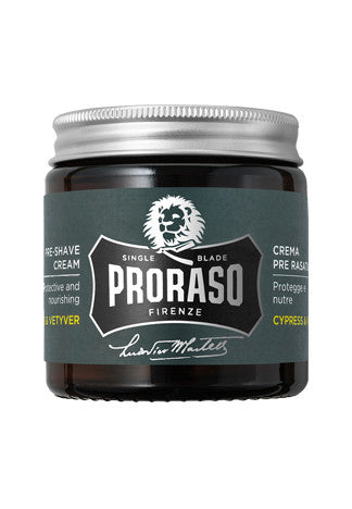 Proraso Pre-Shave cream: Cypress & Vetyver, 3.6 oz (100 ml)
