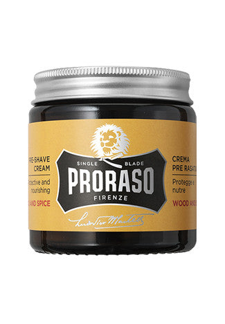Proraso Pre-Shave cream: Wood & Spice, 3.6 oz (100 ml)