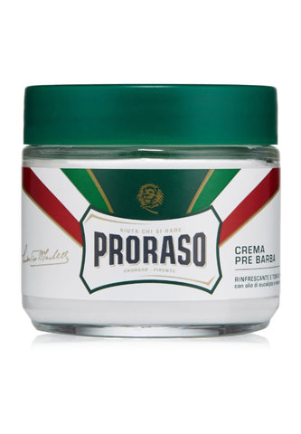 Krim Pra-Cukur Proraso: Menyegarkan dan Mengencangkan, 3.6 oz (100 ml)