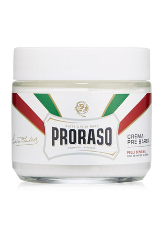 Krim Pra-Cukur Proraso: Kulit Sensitif, 3.6 oz (100 ml)
