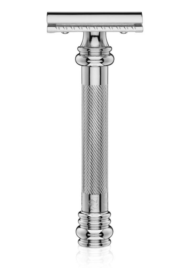Merkur Safety Razor Chrome-Plated Straight Cut
