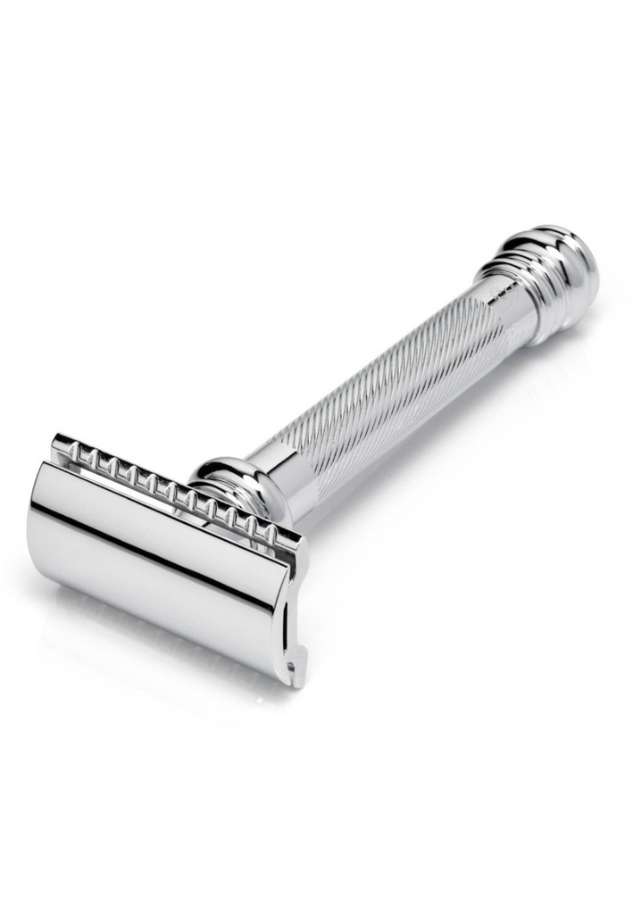 Merkur Safety Razor Chrome-Plated Straight Cut