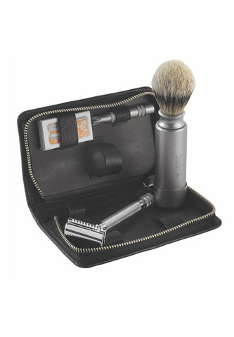 Merkur Safety Classic Black Shaving Set 554016