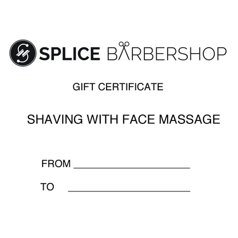 Gift Voucher - Shaving with Face Massage