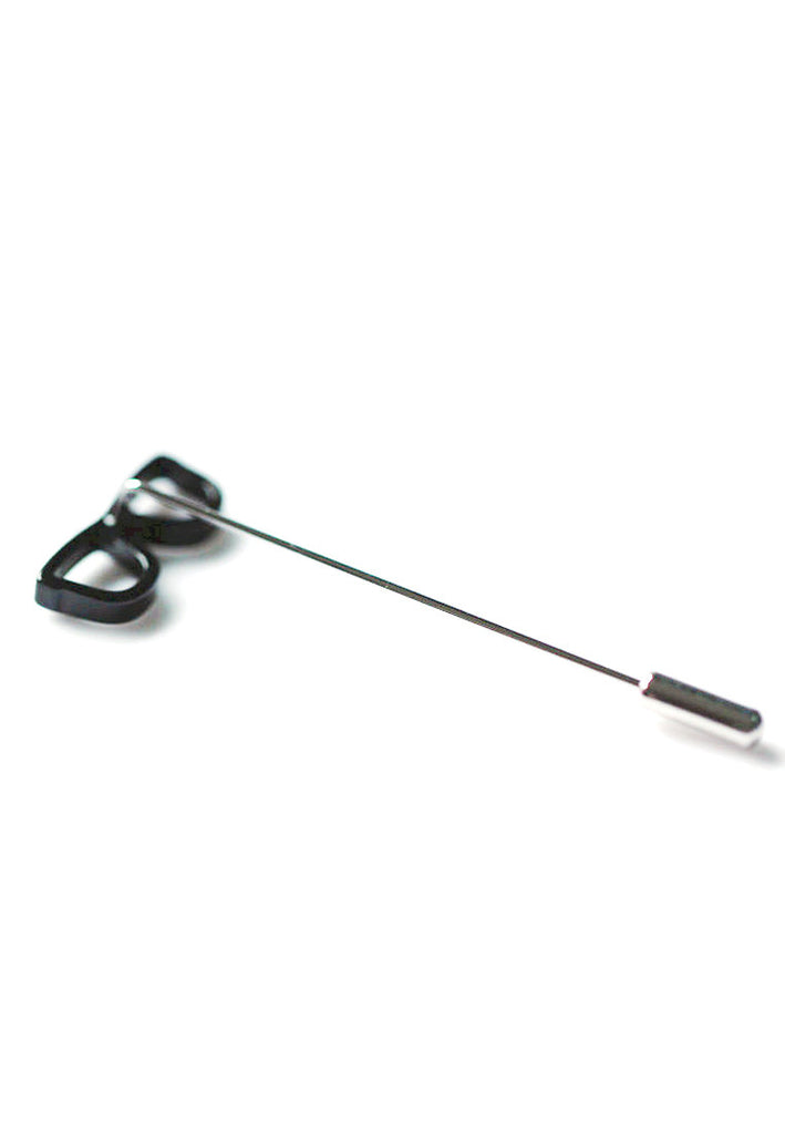 Pin Lapel Cermin Mata Hitam