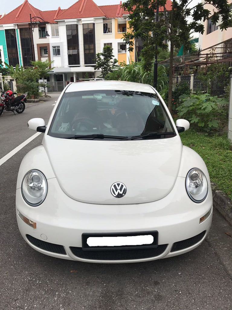 Volkswagen Beetle bridal car available for rent during weddings/special occasions